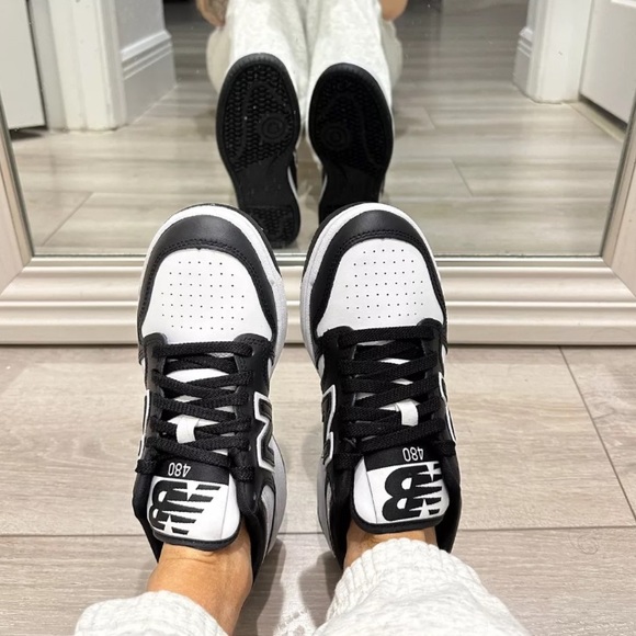 Brand new new balance 480 black and white - Picture 5 of 11